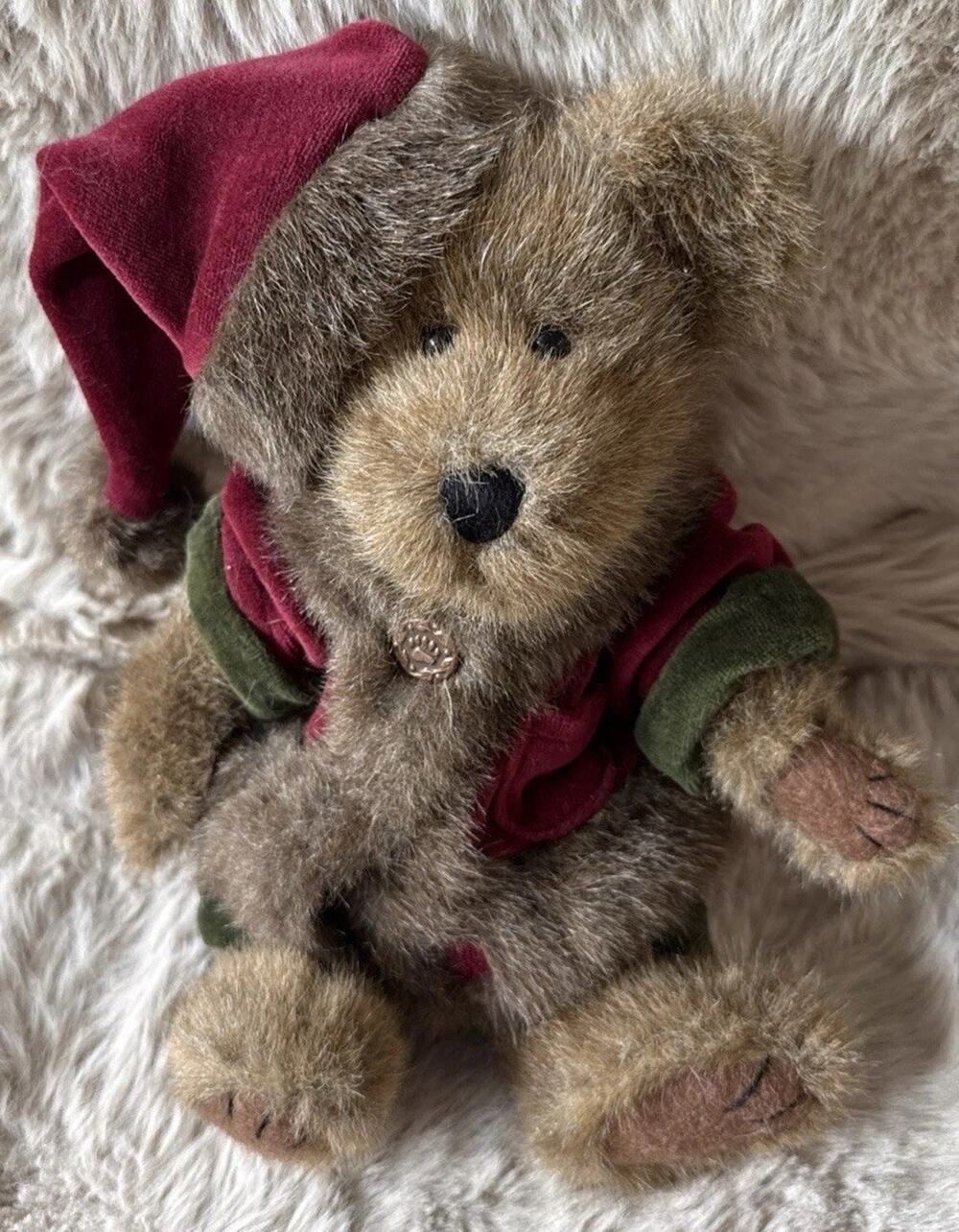 Boyds Bears Mr. Baybeary #917314 11" Jointed Christmas Bear Retired Holiday